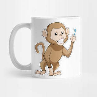 Monkey with Toothbrush Mug